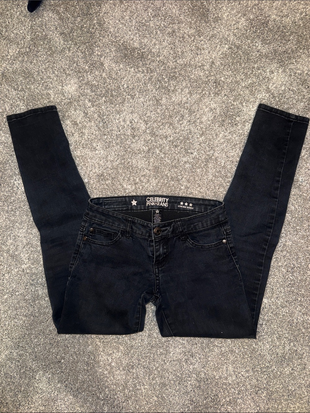 Celebrity Pink Black Skinny Jeans - Women's Stretch Denim